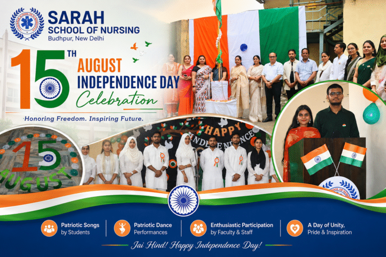 Independence Day Celebration 2026 at Sarah School of Nursing | Patriotic Cultural Programme